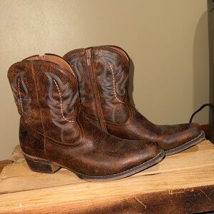 Roper Brown Ladies Shay Western Boots